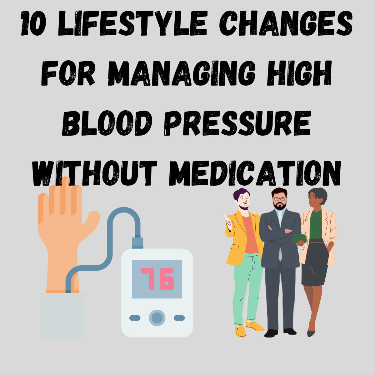10 lifestyle change for managing blood pressure without medication